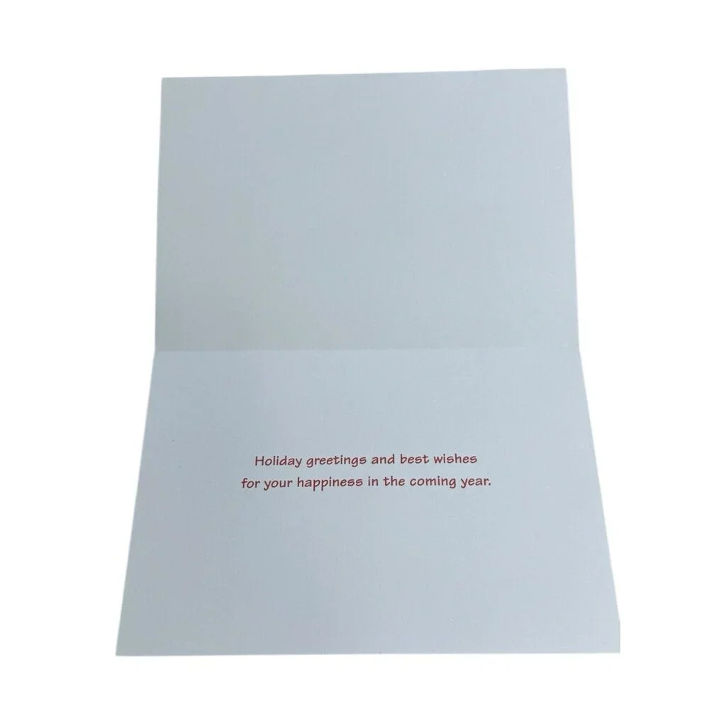 AHAF Exclusive Collection‎ Greeting Christmas Card Snowmen Squirrel USA Envelope